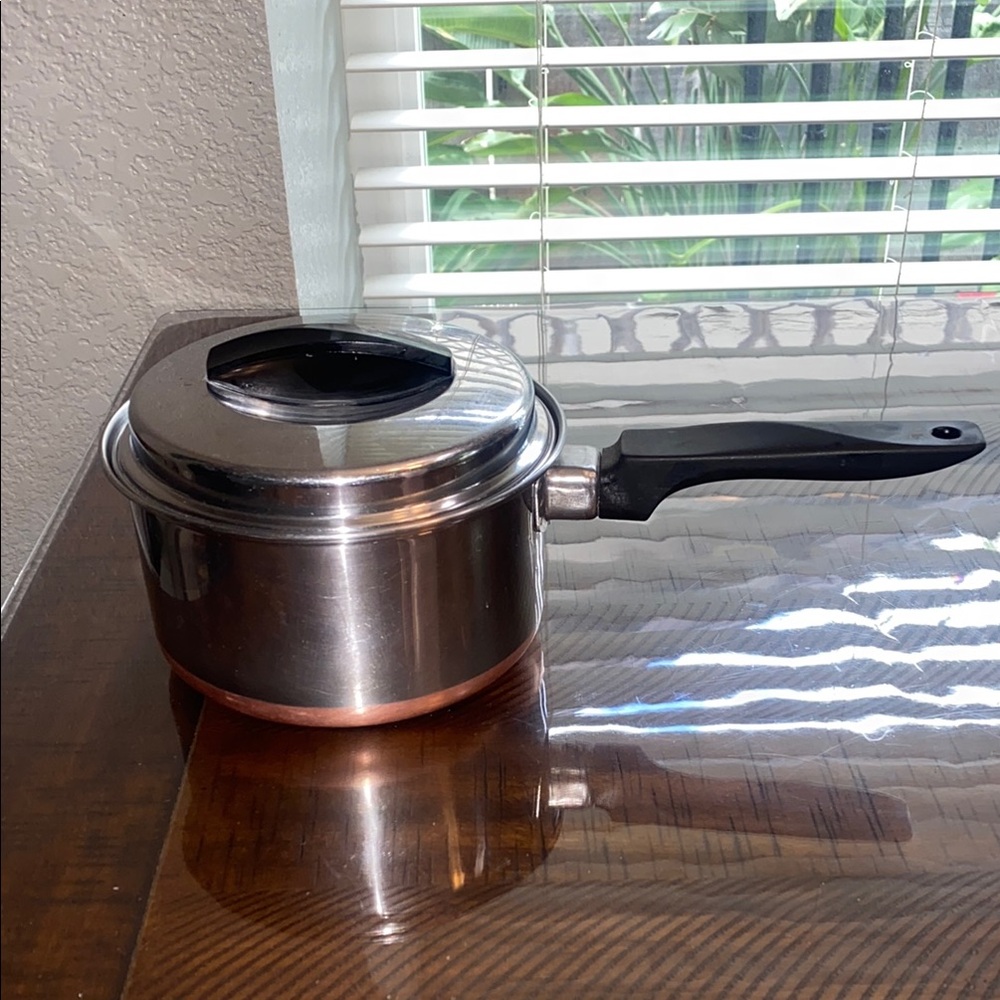 Ekcoware copper bottom Stainless Steel pan with Lid